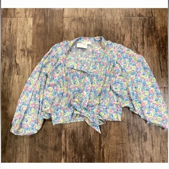 LoveShackFancy Triste floral crop top - Picture 3 of 3